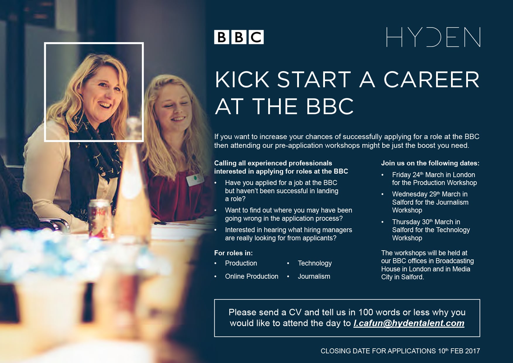 Women in Technology Kick Start A Career At The BBC Women in Technology