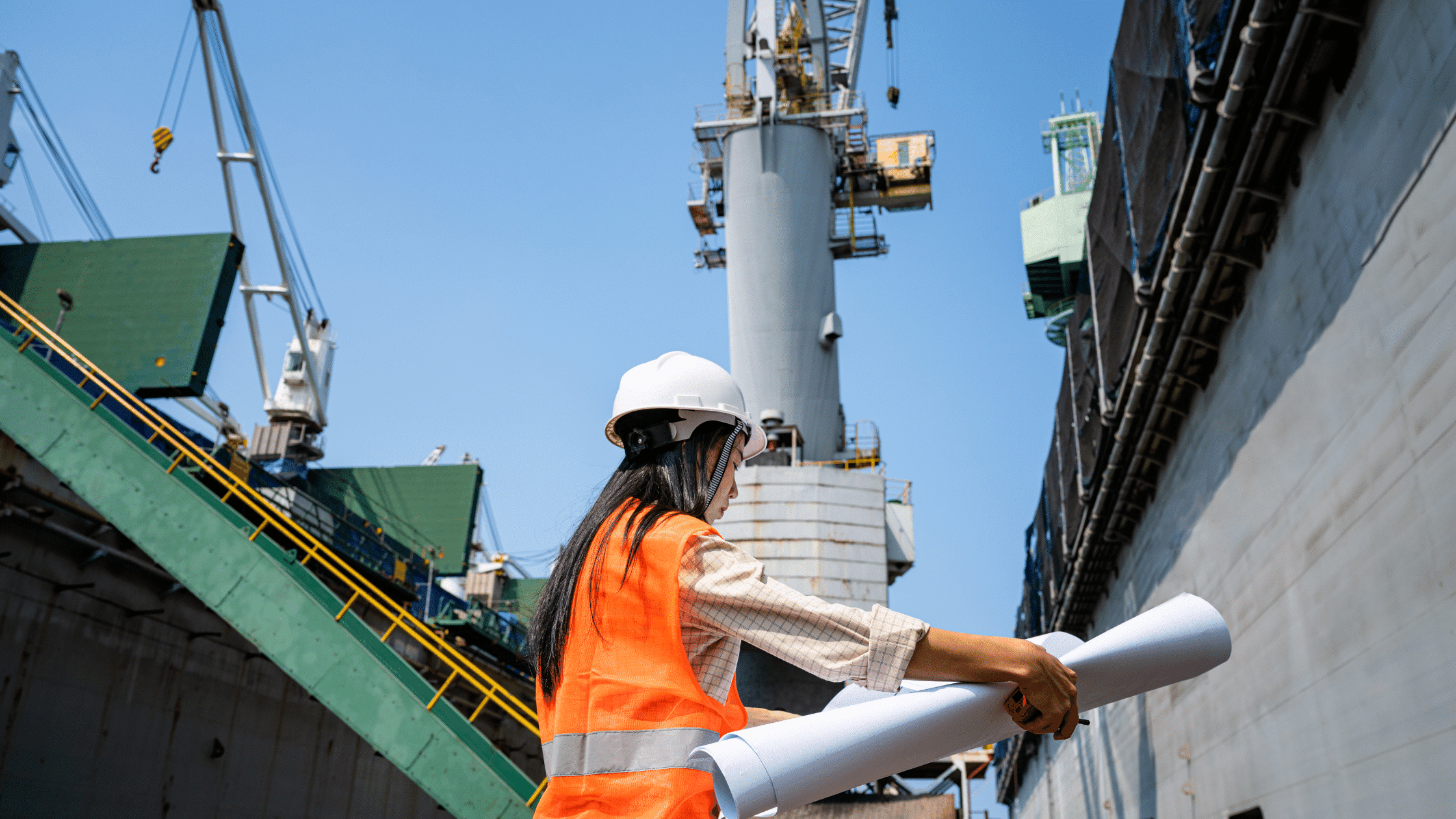 woman working in engineering