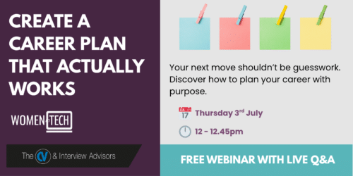 Free webinar on how to create a career plan