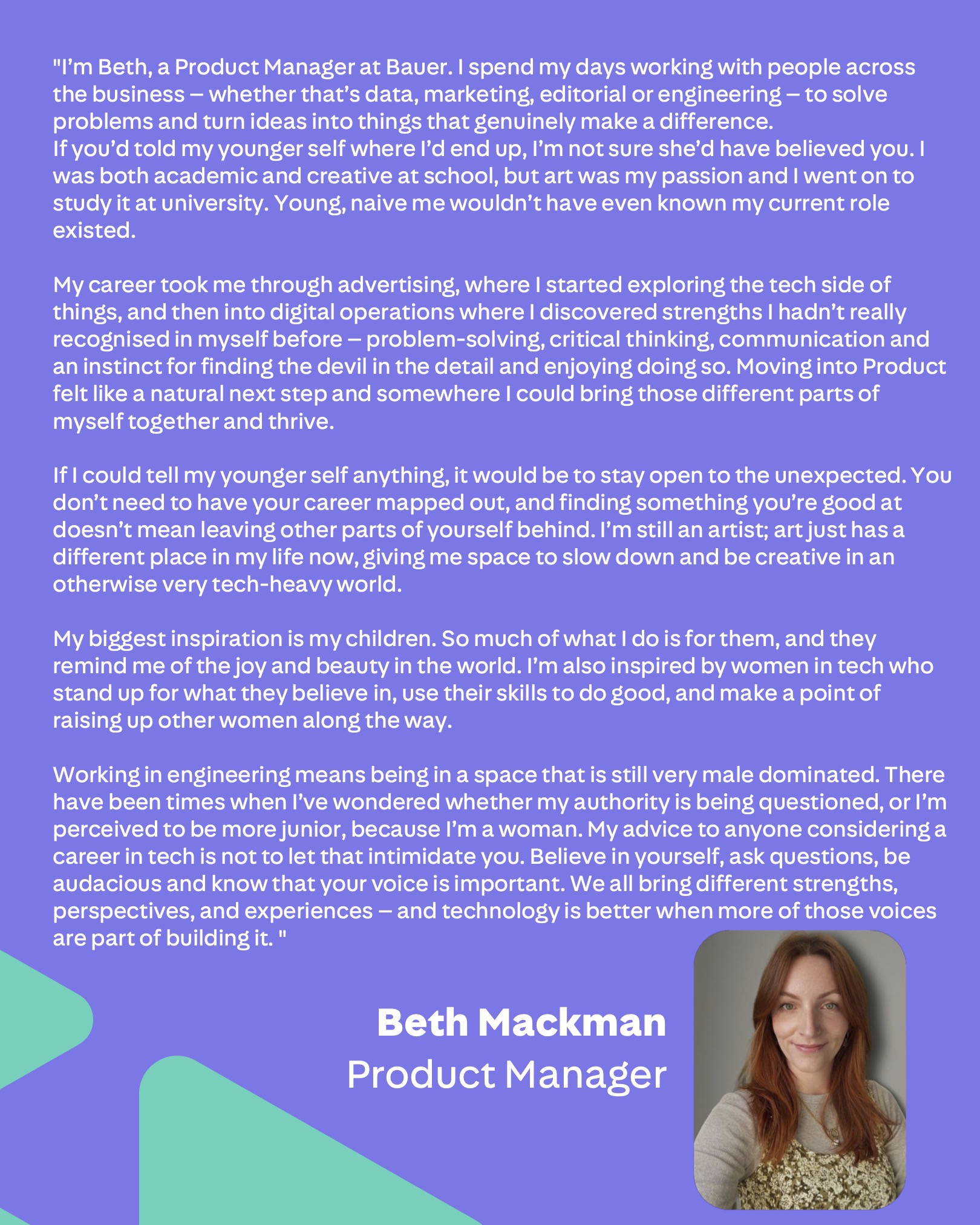 Bauer Media - Beth